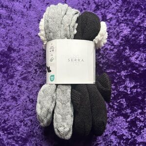 Slipper Socks - 2 Pair